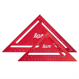 Squadra da carpentiere Carpenter Square in duralumin con scala laser 0°–90° e tacche ogni 5 mm, versione 180 e 300 mm