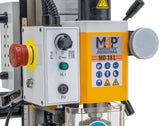 Pannello comandi della trapano-fresatrice M4P MD 18 L / 230 V con arresto di emergenza e selettore della velocità